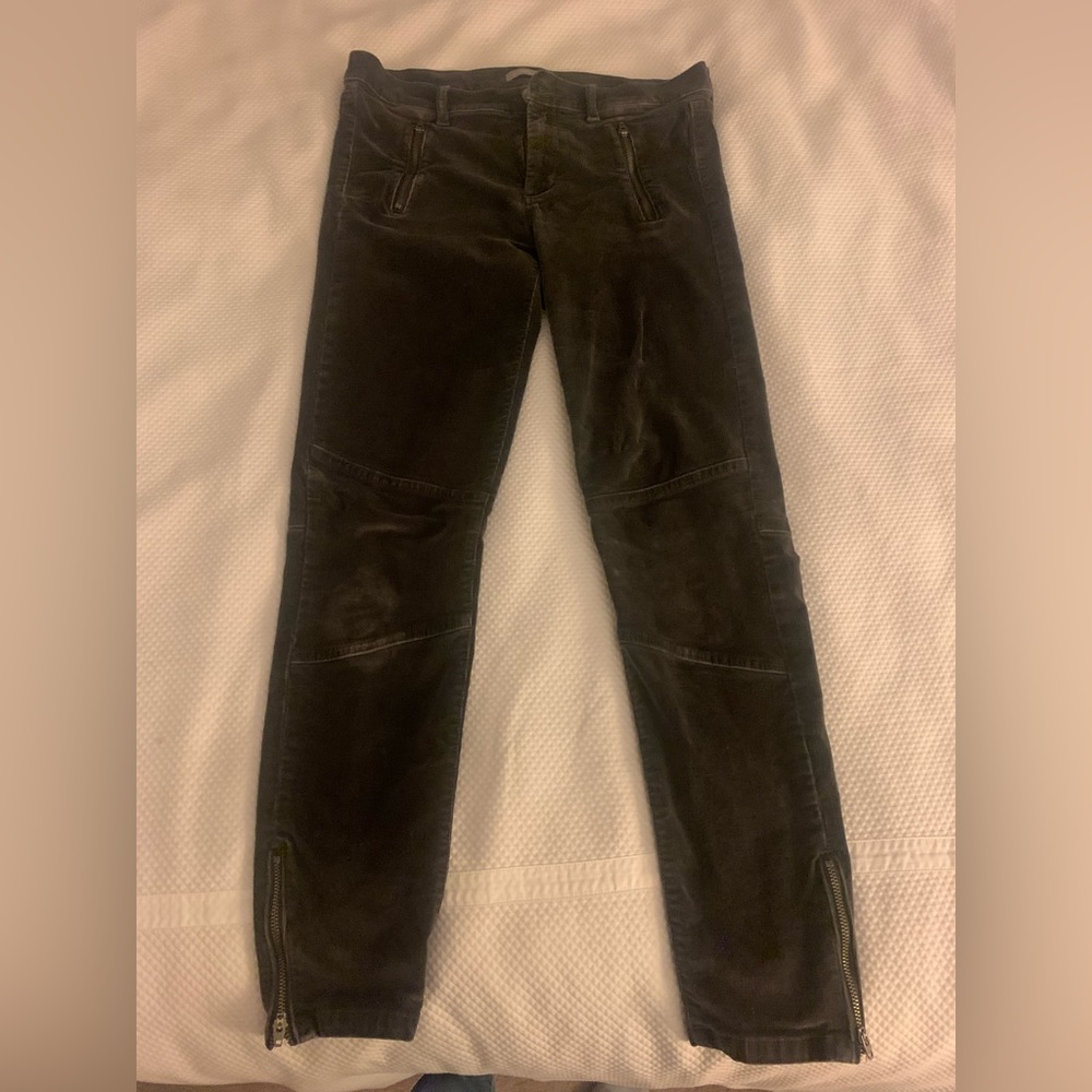 Skinny banana republic grey corduroy pants